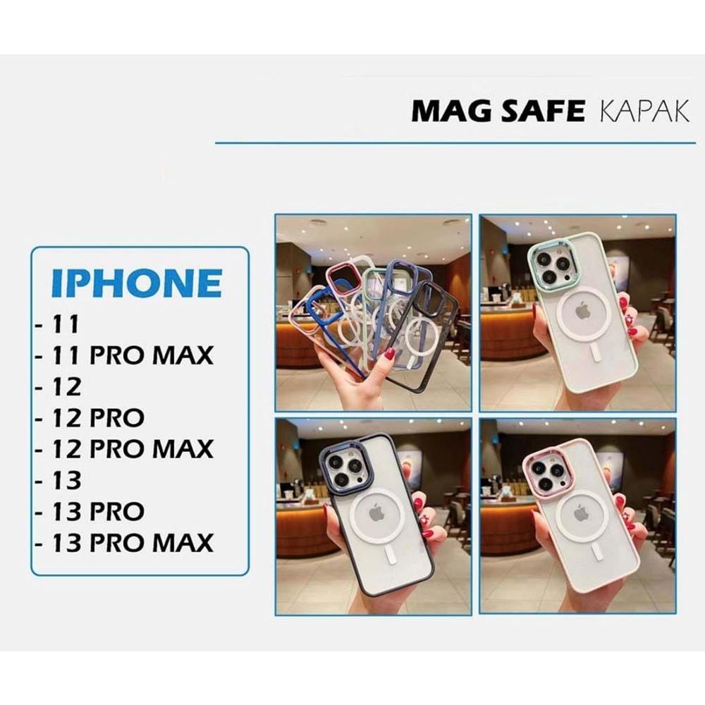 MAGSAFE ORJİNAL KILIF - APPLE - 13 - GREEN - YSR