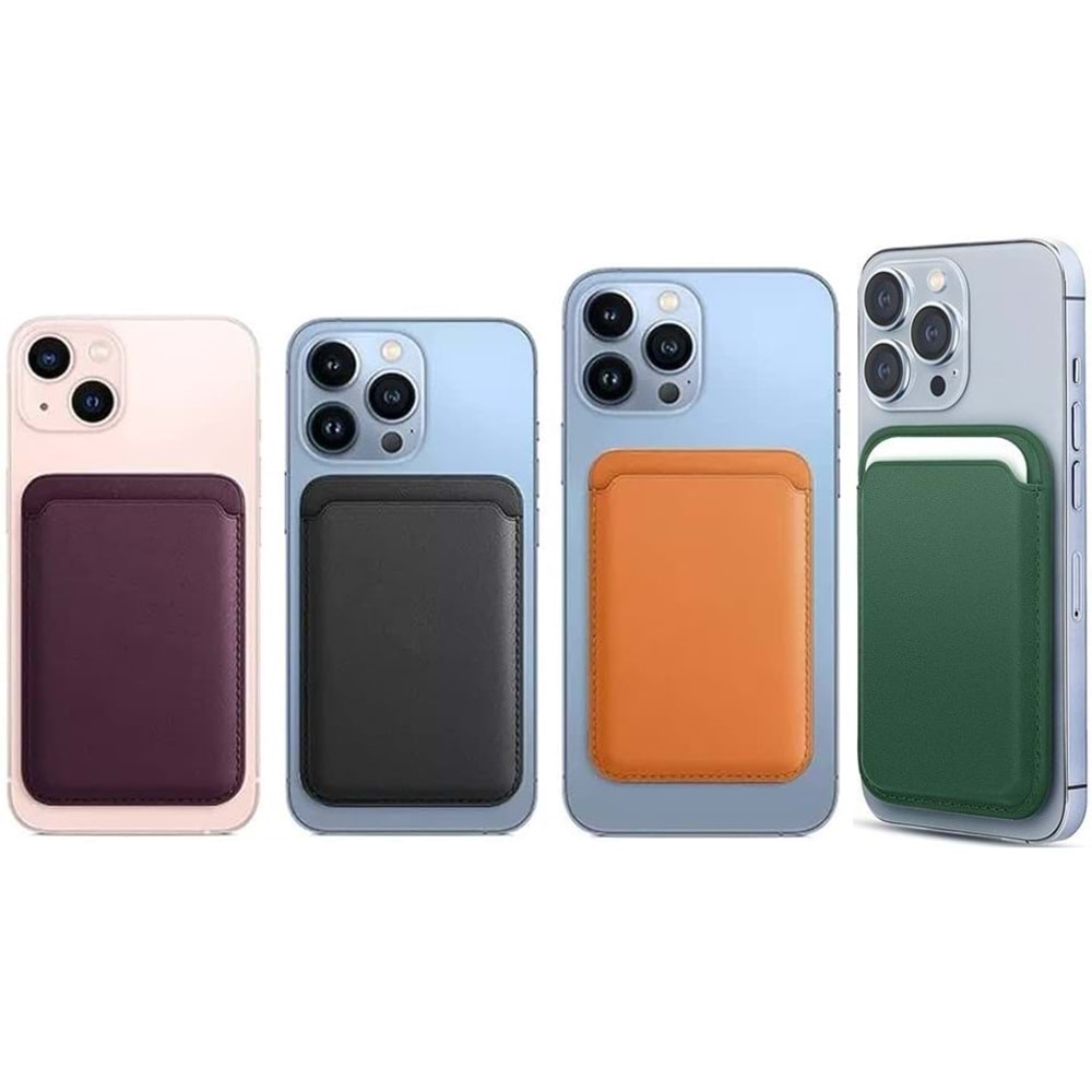 CÜZDAN MAGSAFE - APPLE - ORANGE - YSR