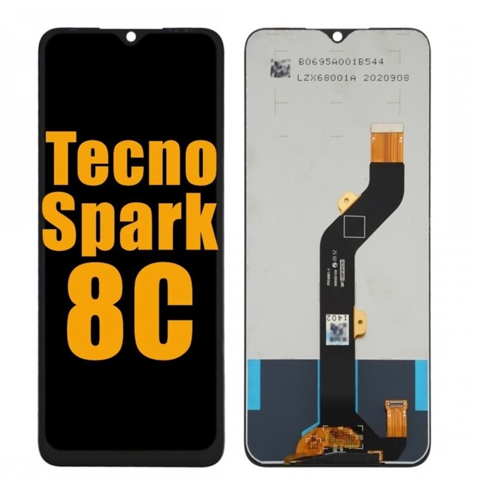 TEKNO SPARK 8C - HOT 12İ - HOT 20İ(SİYAH) ÇITASIZ EKRAN
