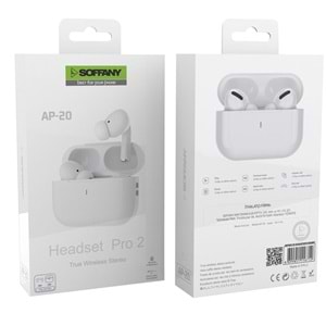 SOFFANY AP-20 BLUETOOH KULAKLIK (1 YIL GARANTİLİ)