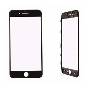 İPHONE 7G PLUS ÖN CAM OKALI ÇITALI - BLACK - YSR