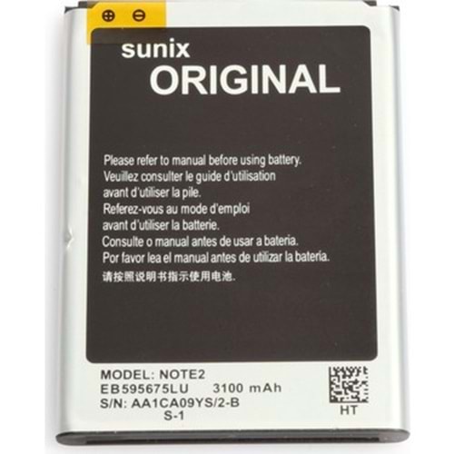 SUNİX BATARYA NOTE 2