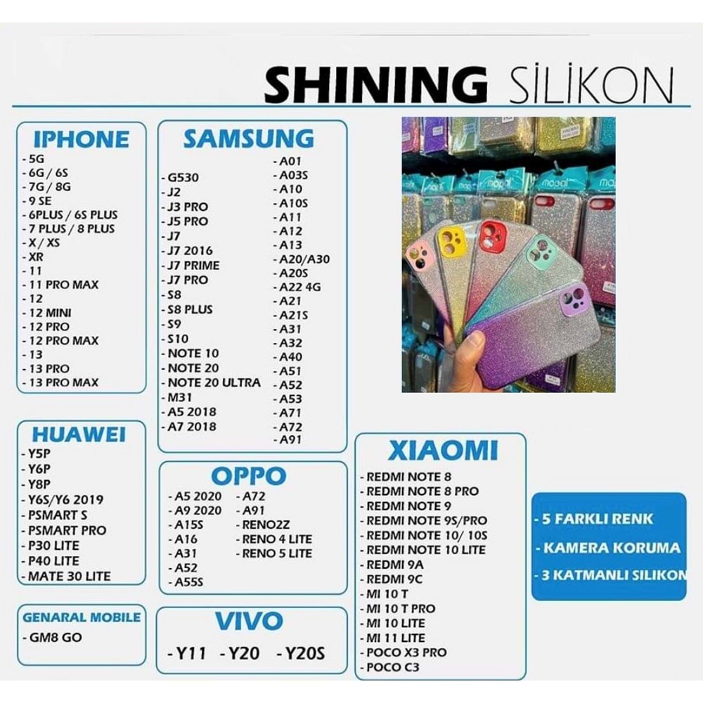 SİMLİ KILIF - SAMSUNG - A11 - COLOURFUL - YSR