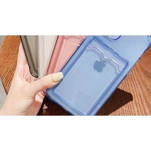 İPHONE 12 PRO CARD SİLİKON UÇAK - APPLE - 12/12 PRO - TRANSPARENT - YSR