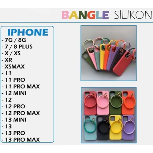 BANGLE SİLİKON - APPLE - 12 - RED - YSR