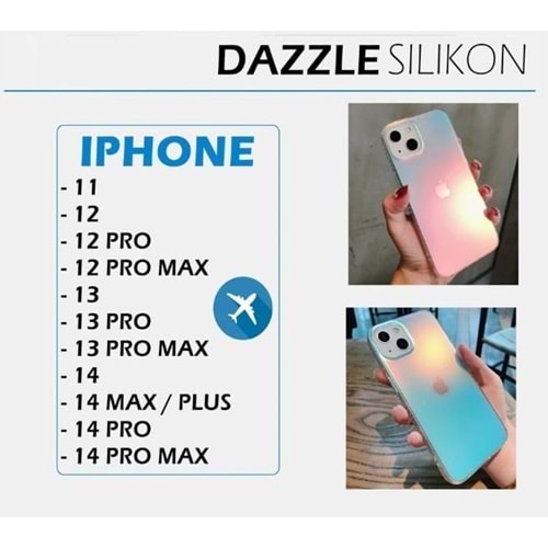İPHONE 13 PROMAX DAZZLE KAPAK UÇAK - ŞEFFAF - YSR