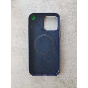DERİ KILIF - APPLE - 13 PRO MAX - NAVY BLUE - YSR