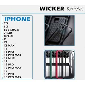 İPHONE 13 PRO WİCKER CASE - NAVY BLUE - YSR