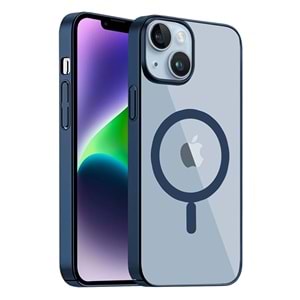 ZOOM MAGSAFE KAPAK UÇAK - APPLE - 14 PLUS - NAVY BLUE - YSR