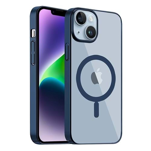 ZOOM MAGSAFE KAPAK UÇAK - APPLE - 14 PLUS - NAVY BLUE - YSR