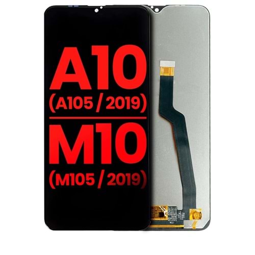 SAMSUNG M10 (M105) - A10(A105) (SİYAH) EKRAN ÇITASIZ
