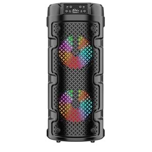 POLYGOLD ZQS4271 RGB LED IŞIKLI FM RADYOLU 8Wx2 BLUETOOTH HOPARLÖR
